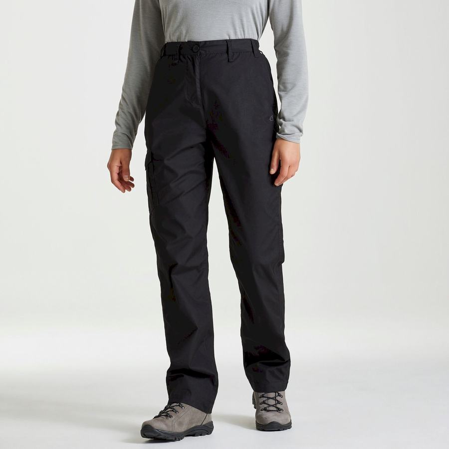 Black Craghoppers Expert Kiwi Women's Trousers | PSF1317JM