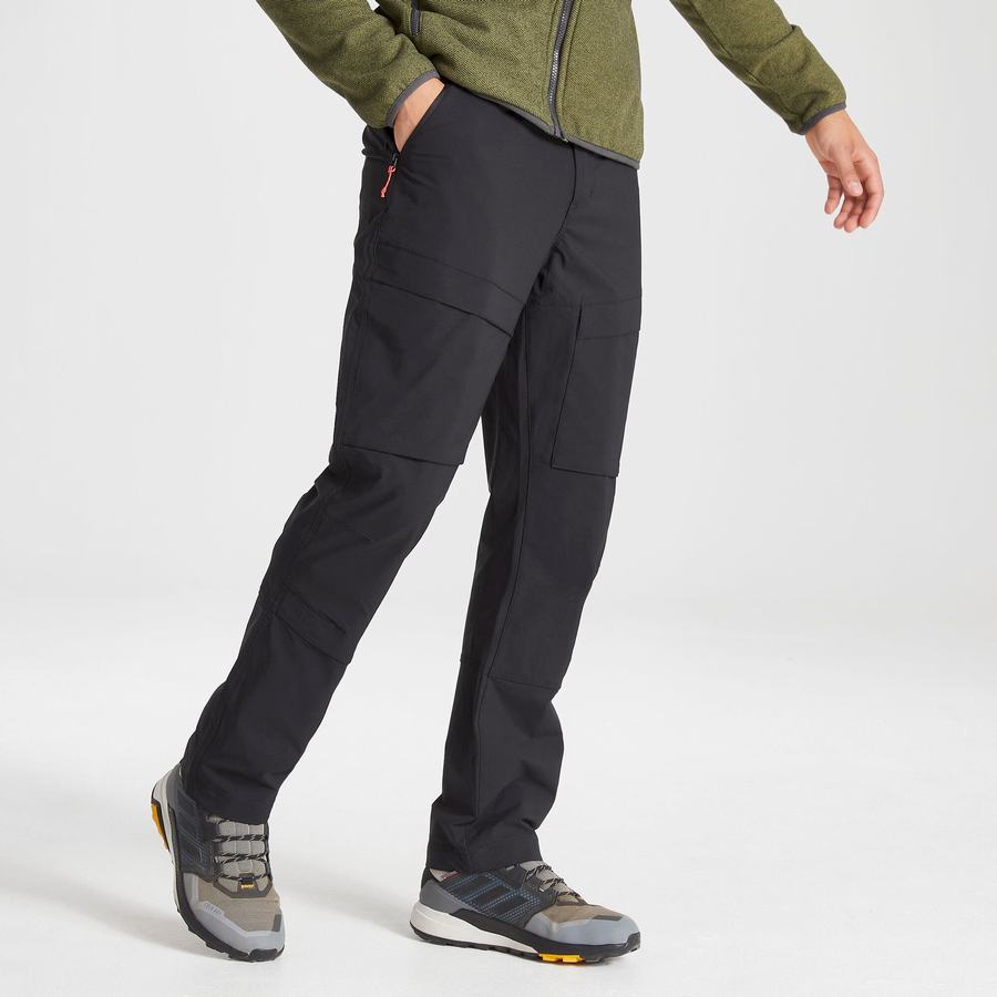 Black Craghoppers Kiwi Pro Expedition Men's Trousers | WEB8058MI