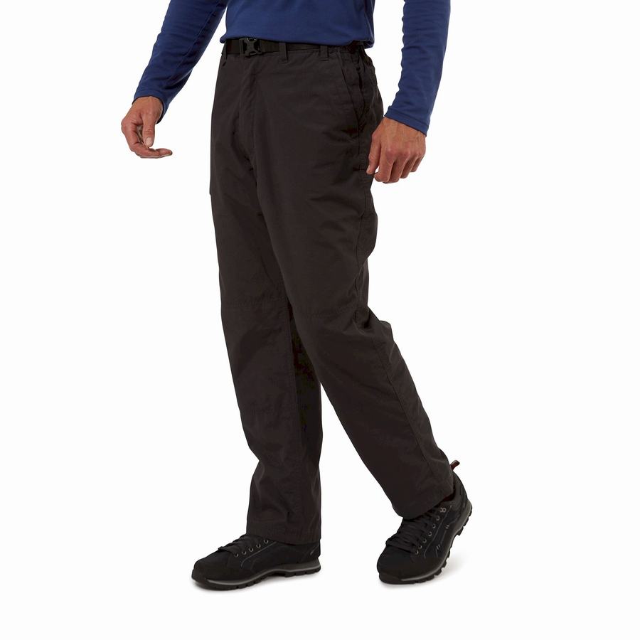 Black Craghoppers Kiwi Winter Lined Men's Trousers | SYG9424TO