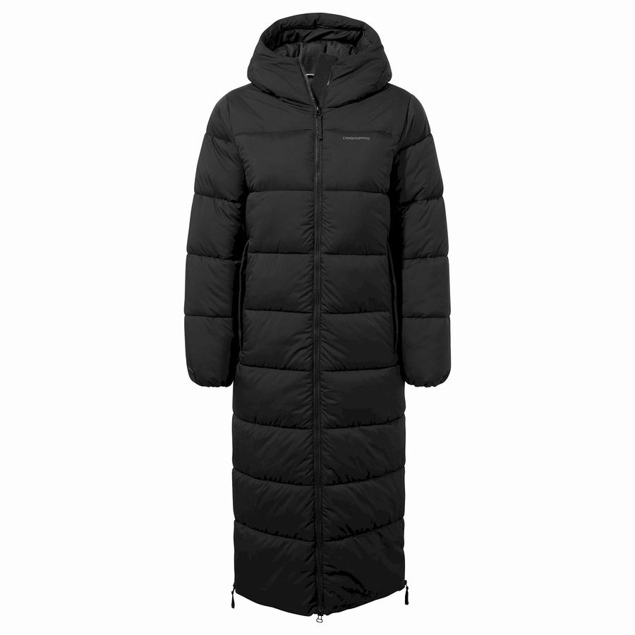 Black Craghoppers Narlia Insulated Hooded Women's Jackets | LZD873WW