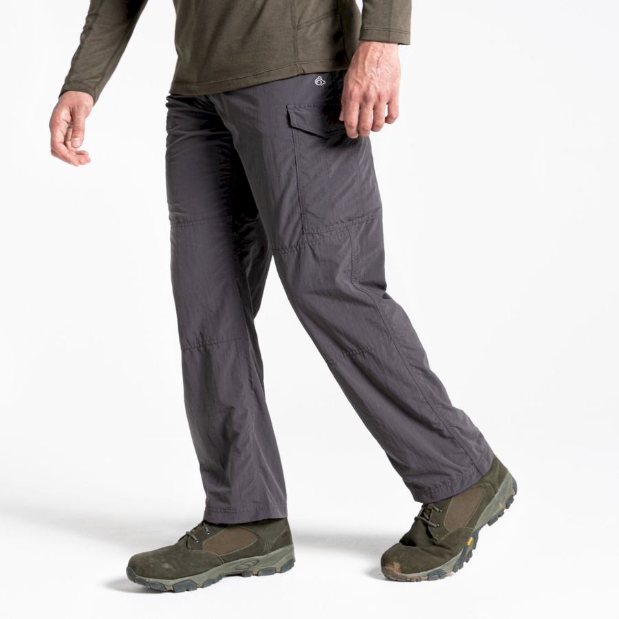 Black Craghoppers NosiLife Cargo II Men's Trousers | JPL491OL