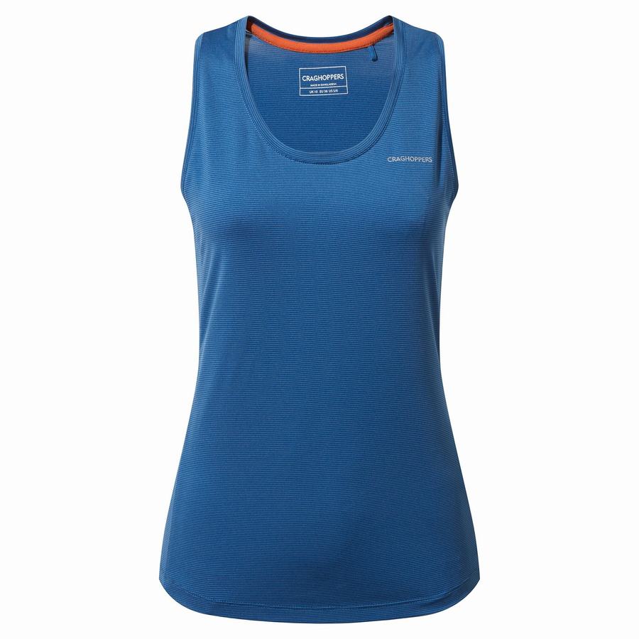 Blue Craghoppers Aliso Vest Top Women's T-Shirts | GKL5287LO