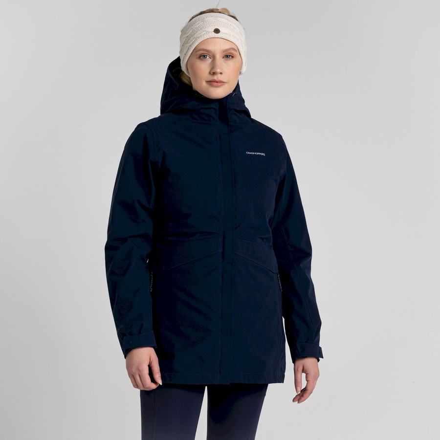 Blue Navy Craghoppers Caldbeck Pro 3 in 1 Women's Jackets | XII5436YR