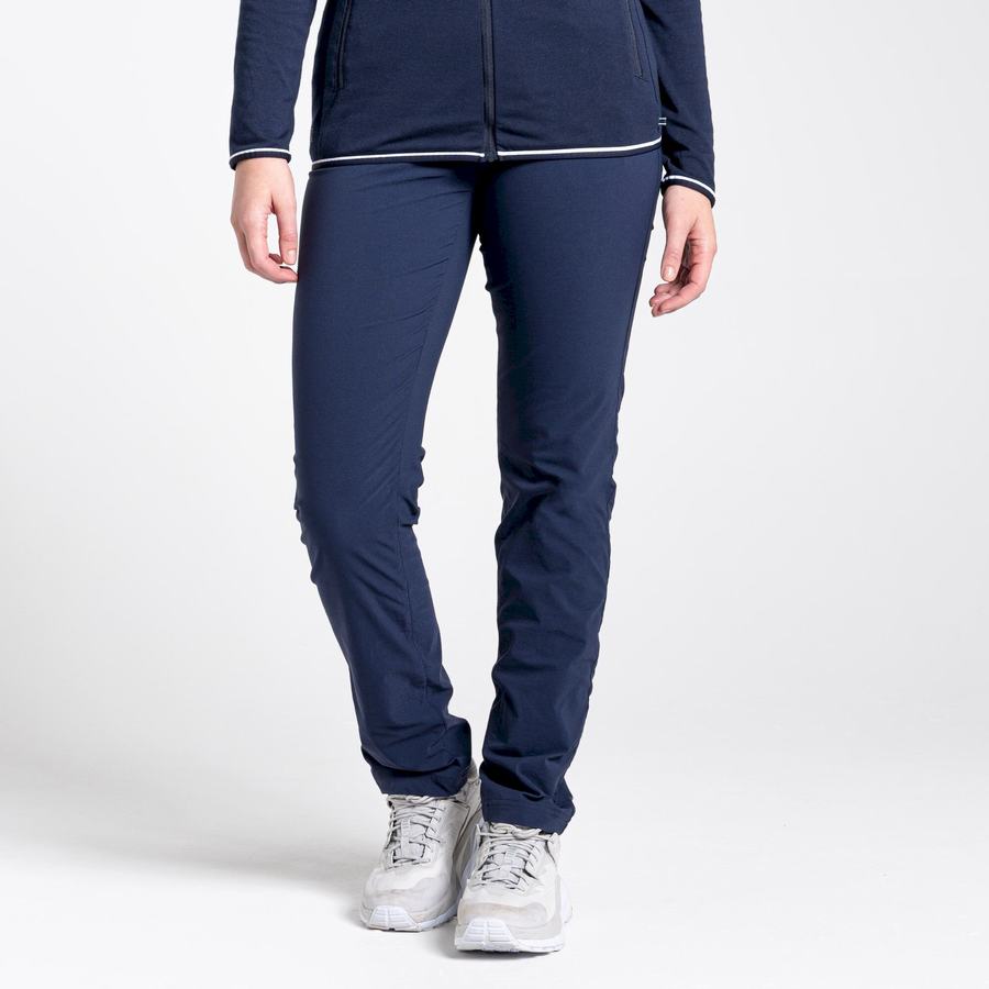 Blue Navy Craghoppers NosiLife Pro Active Women's Trousers | JCN6123YE