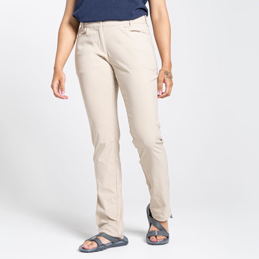 Brown Craghoppers NosiLife Clara II Women's Trousers | NCN9833ST