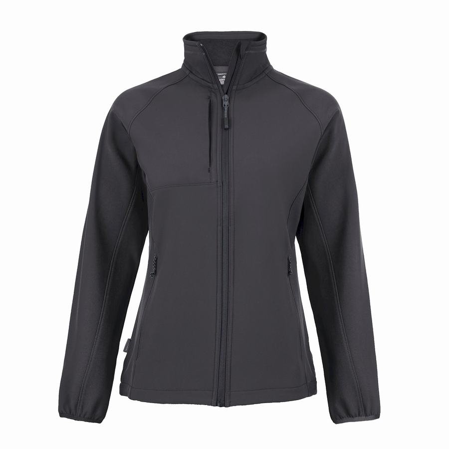 Dark Grey Craghoppers Expert Basecamp Softshell Women's Jackets | YTK8772YO