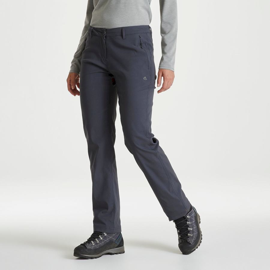 Deep Grey Craghoppers Kiwi Pro II Winter Lined Women's Trousers | VSN2654UU