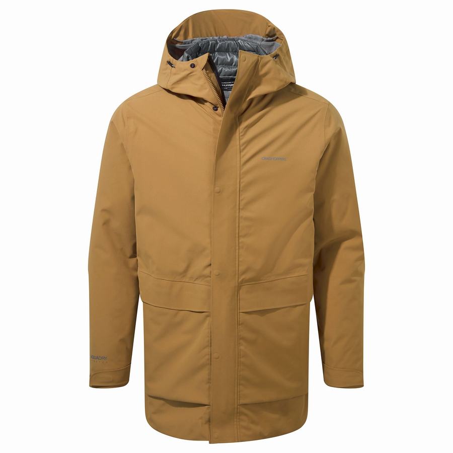 Grey Brown Craghoppers Lorton Pro 3 in 1 Men's Jackets | XMP8985DF