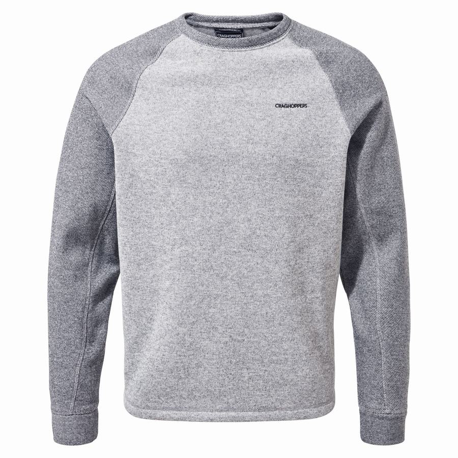 Grey Craghoppers Barker Jumper Men's Sweatshirts | LMK7999DI