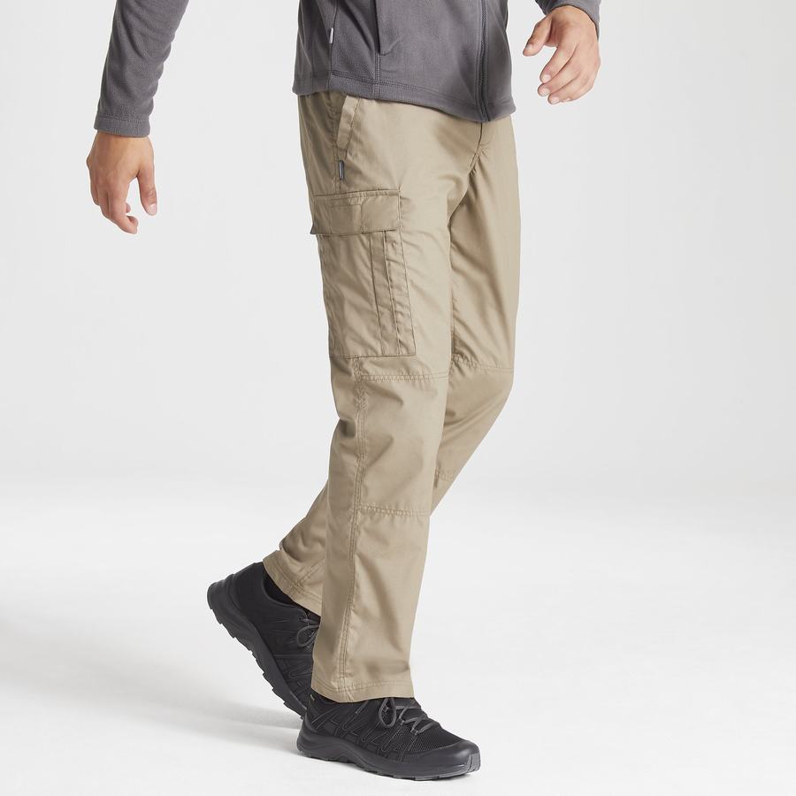 Khaki Craghoppers Expert Kiwi Tailored Men's Trousers | POU3269RK