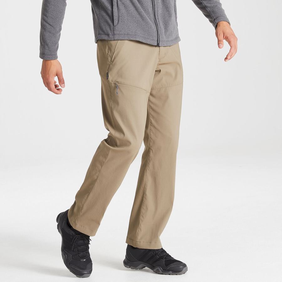 Khaki Craghoppers Kiwi Pro II Men's Trousers | MBA294KX