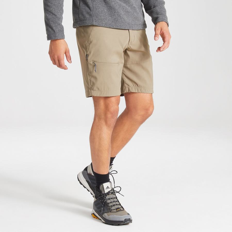 Khaki Craghoppers Kiwi Pro Men's Shorts | CSS5117SF