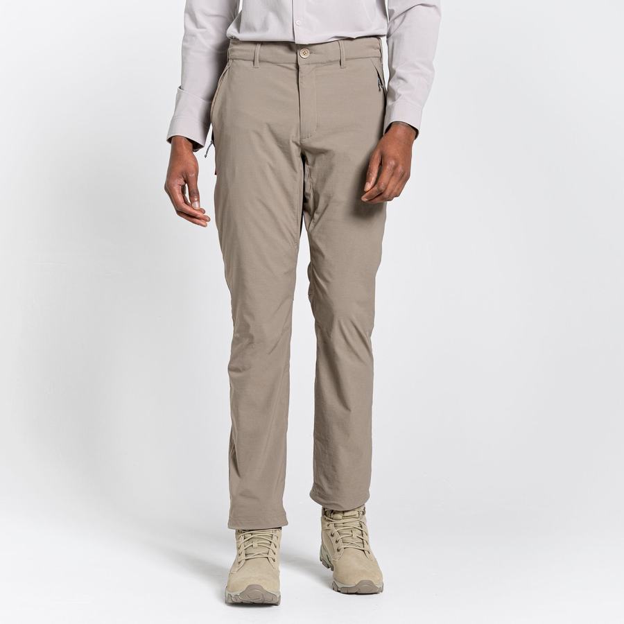 Khaki Craghoppers NosiLife Pro II Men's Trousers | TWI6348MI