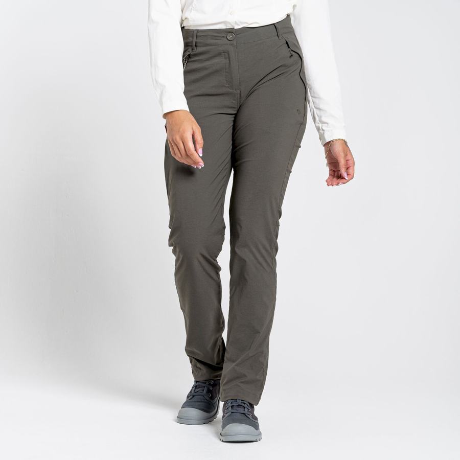 Khaki Craghoppers NosiLife Pro II Women's Trousers | ZKP4538JL