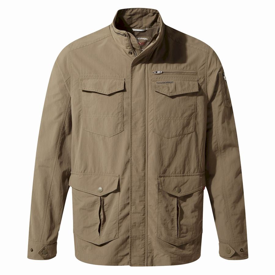 Light Green Craghoppers NosiLife Adventure Men's Jackets | RHK354KM