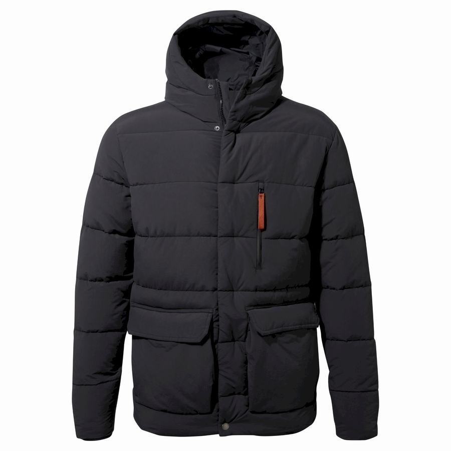 Navy Craghoppers Insulated Cromarty Men's Jackets | KIW7390VK