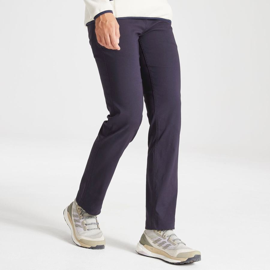 Navy Craghoppers Kiwi Pro II Women's Trousers | UCS837YD