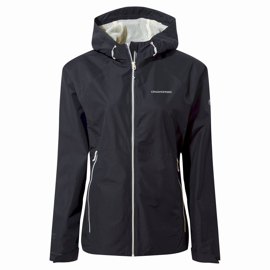 Navy Craghoppers Waterproof Salina Women's Jackets | BOB8859DM