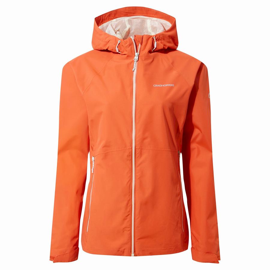 Orange Craghoppers Waterproof Salina Women's Jackets | ULX5053MK