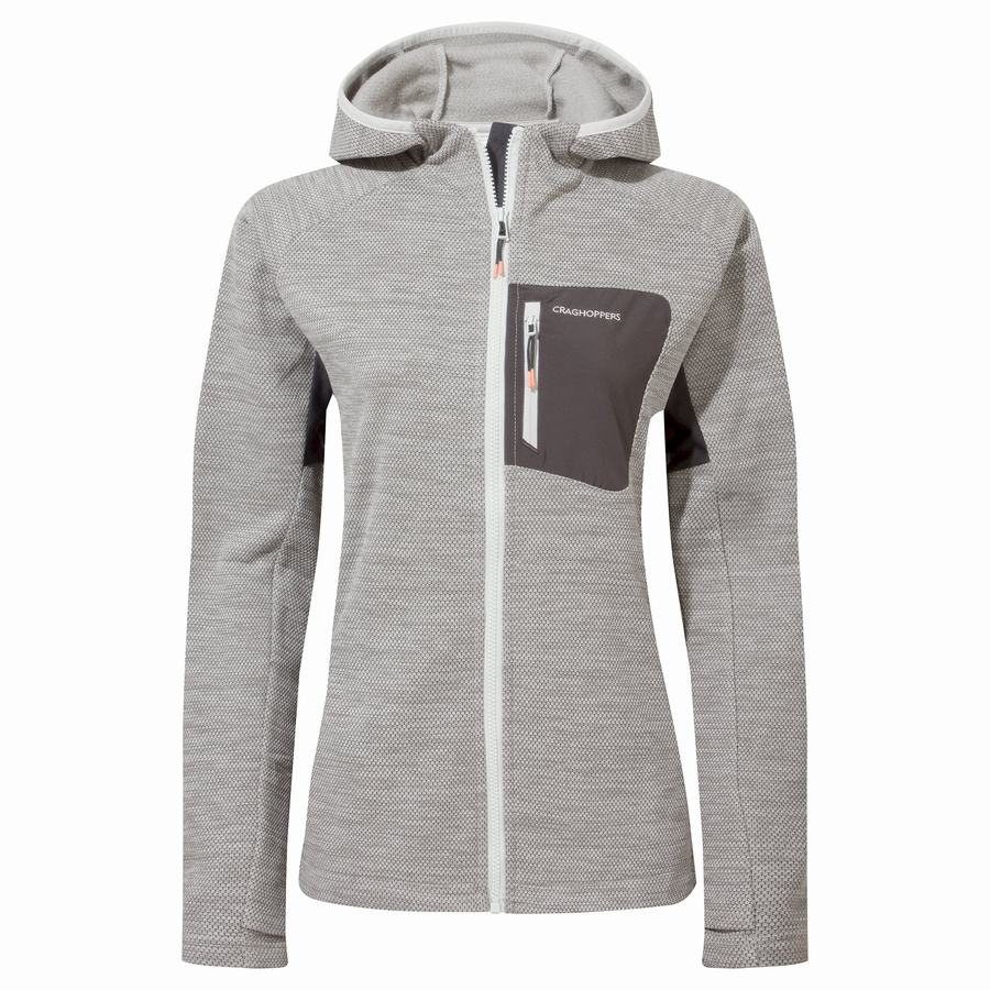 Silver Craghoppers Trina Hooded Women's Jackets | MRO1336DK