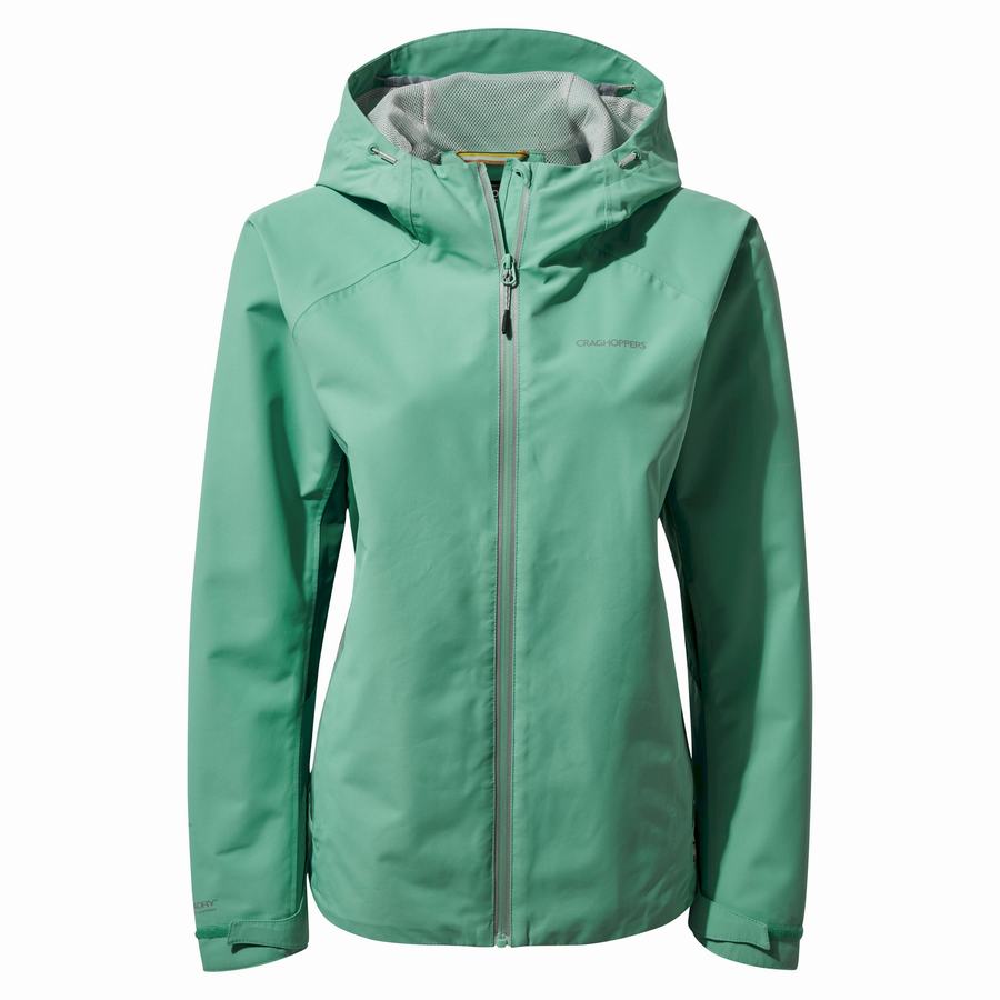 Turquoise Craghoppers Waterproof Atlas Women's Jackets | ZVW7360PA