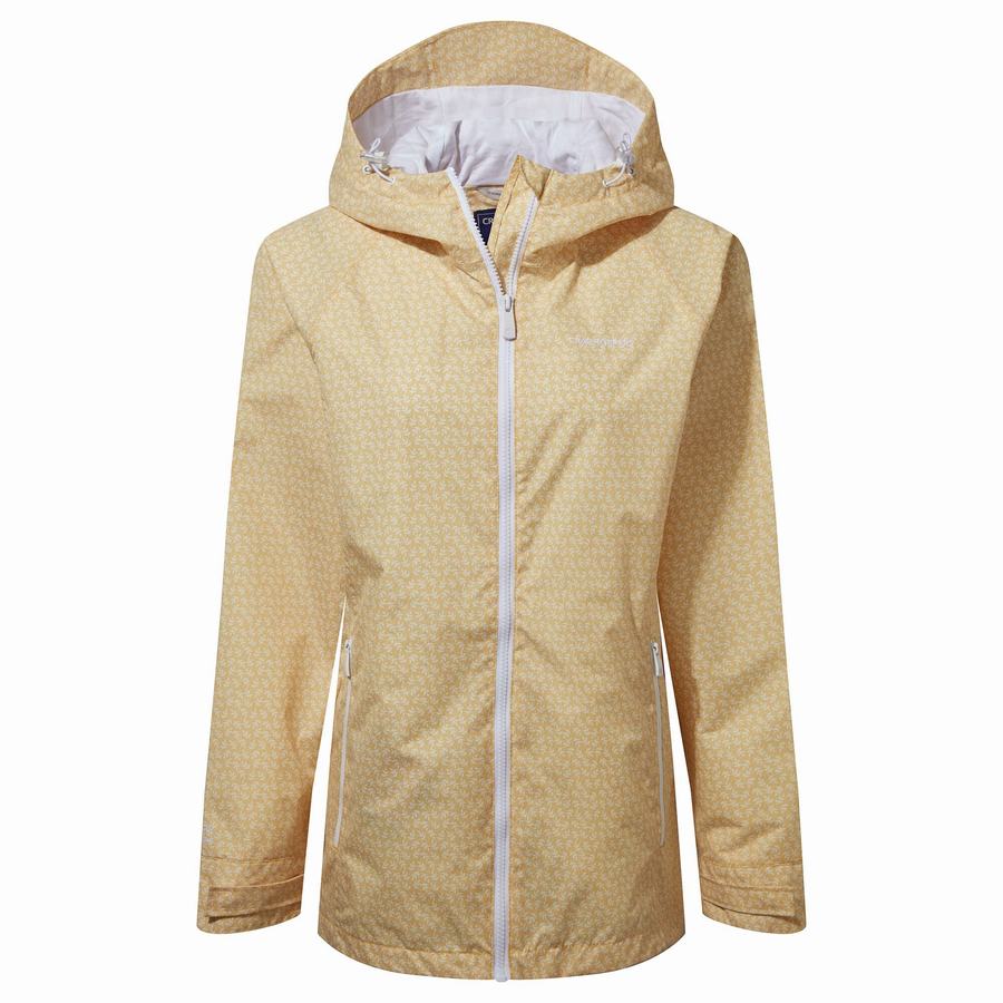 Yellow Craghoppers Waterproof Laurel Women's Jackets | UCI4816FE