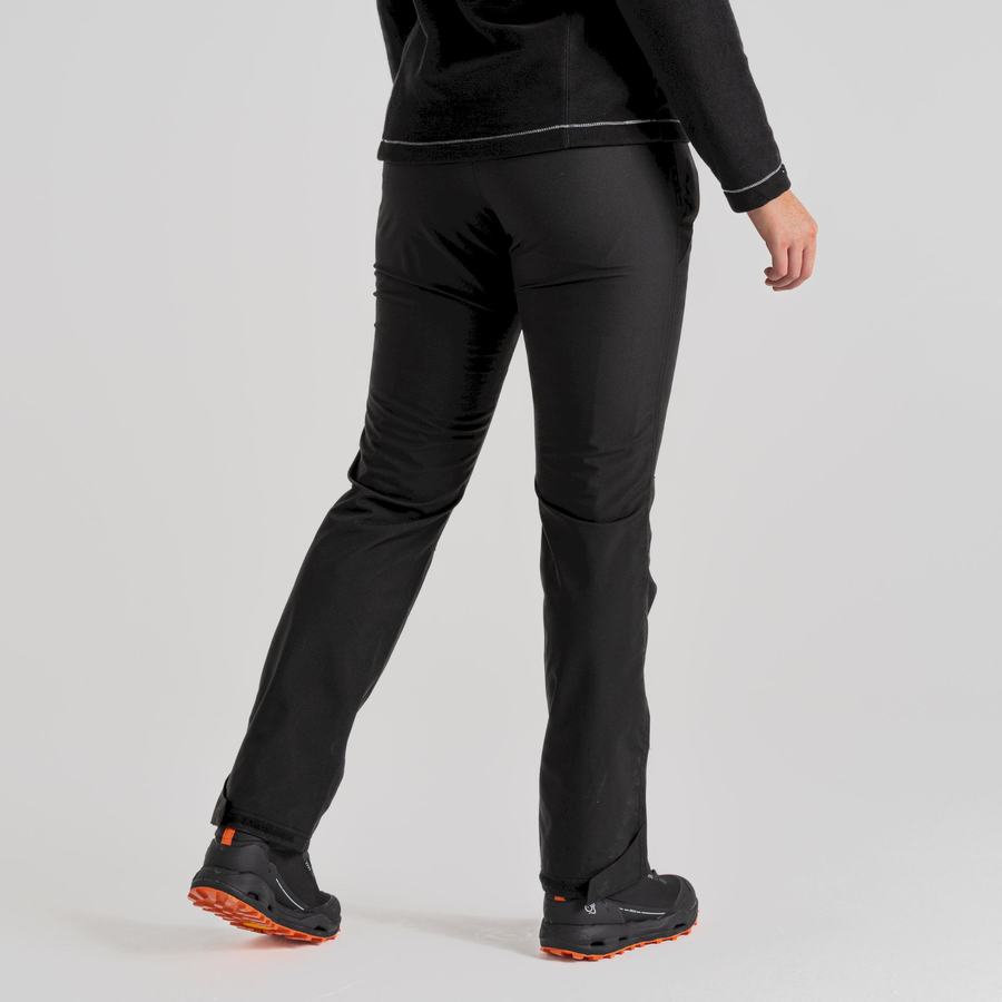 Black Craghoppers Airedale II Waterproof Women's Trousers | KNG686TD