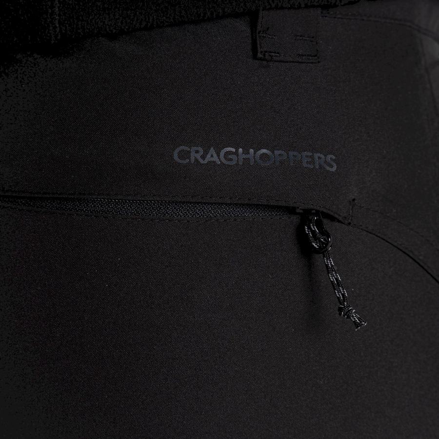 Black Craghoppers Airedale II Waterproof Women's Trousers | KNG686TD