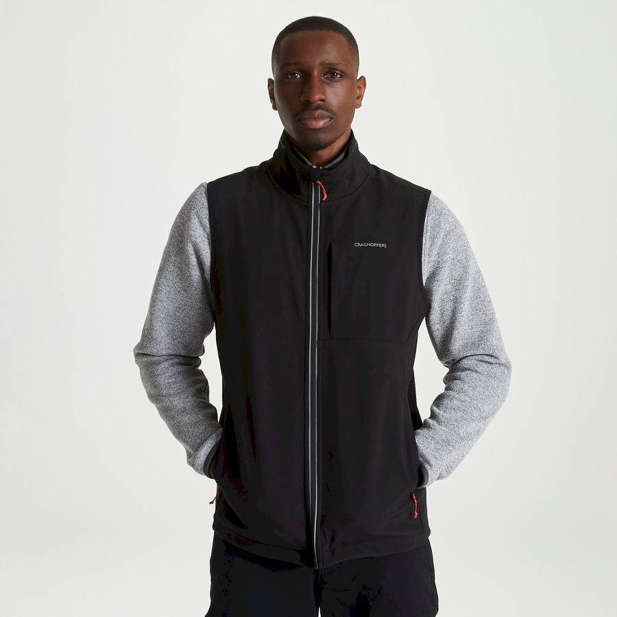 Black Craghoppers Altis Vest Men's Gilets | LFA5691AG