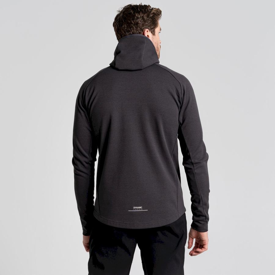 Black Craghoppers Dynamic Pro Hooded Men's Jackets | ERM8282ET