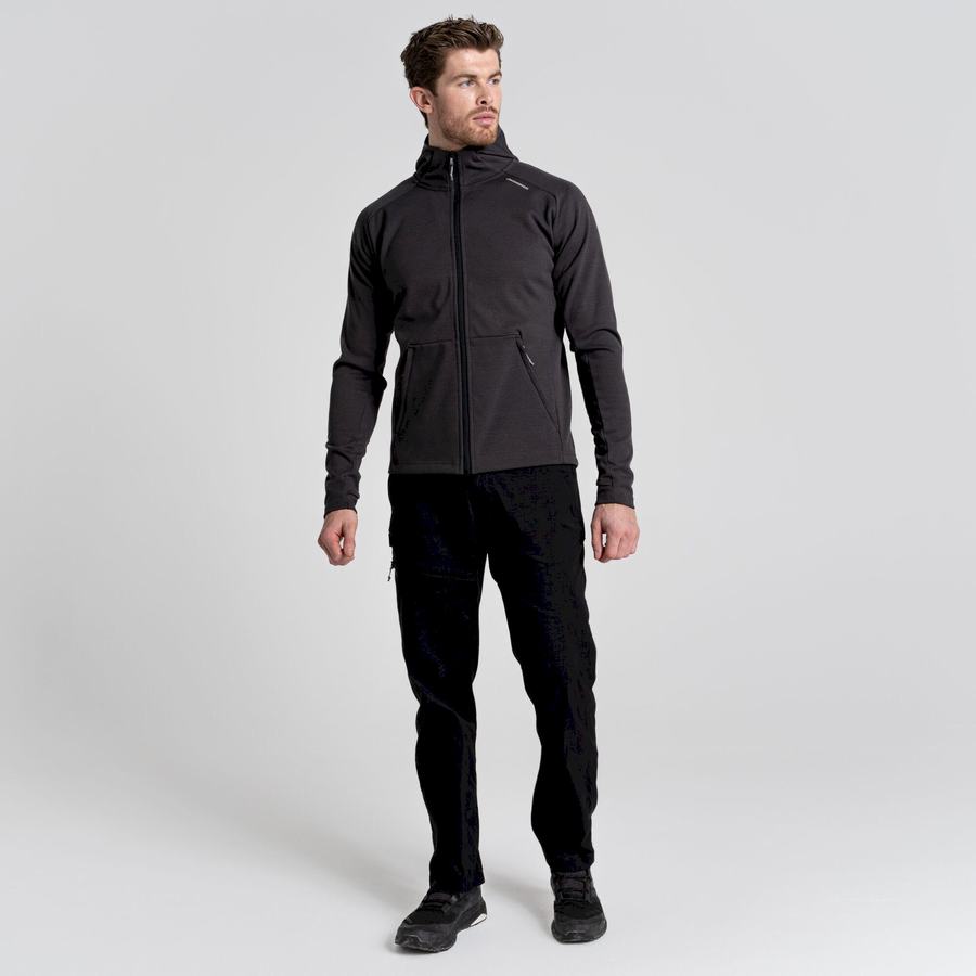 Black Craghoppers Dynamic Pro Hooded Men's Jackets | ERM8282ET