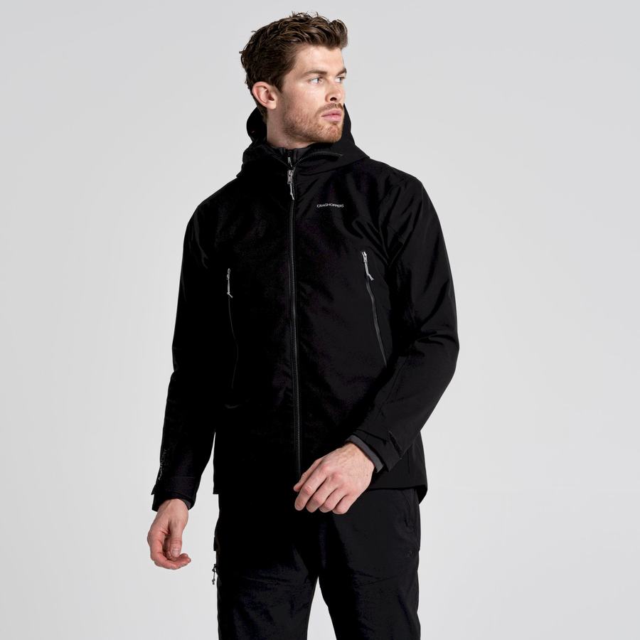 Black Craghoppers Dynamic Pro Men's Jackets | OVM906XJ