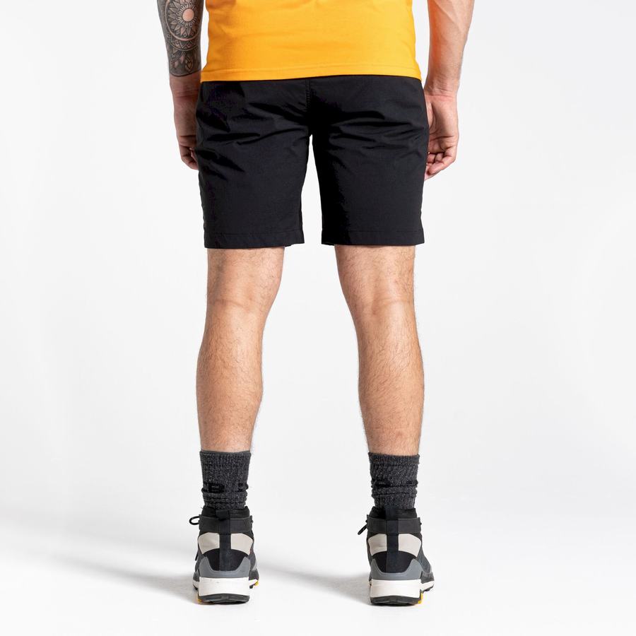 Black Craghoppers Dynamic Pro Men's Shorts | RVU4115RP