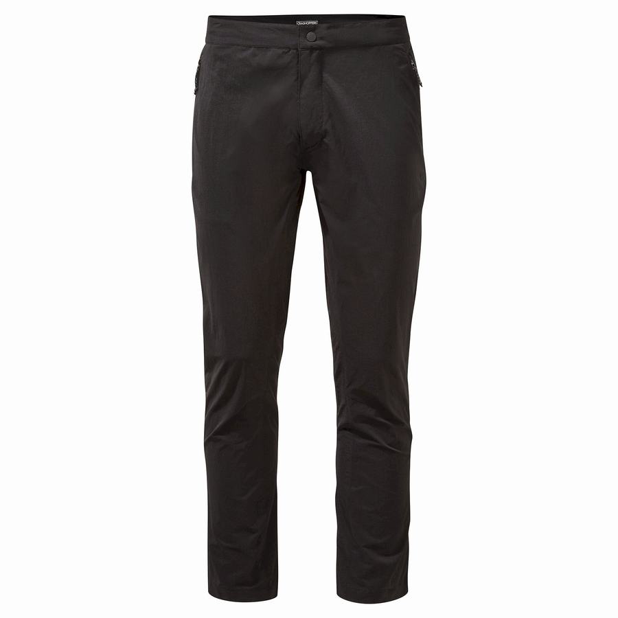 Black Craghoppers Dynamic Pro Men's Trousers | YFB122KA