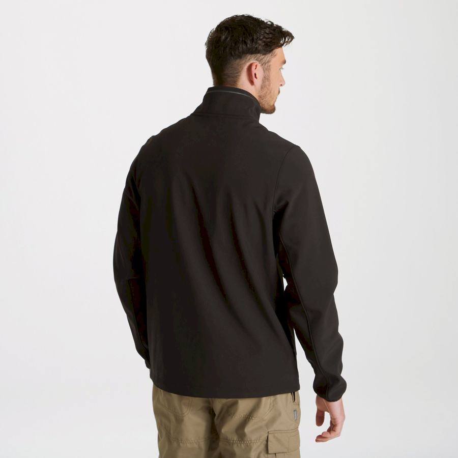 Black Craghoppers Expert Basecamp Softshell Men's Jackets | NFP5089LJ