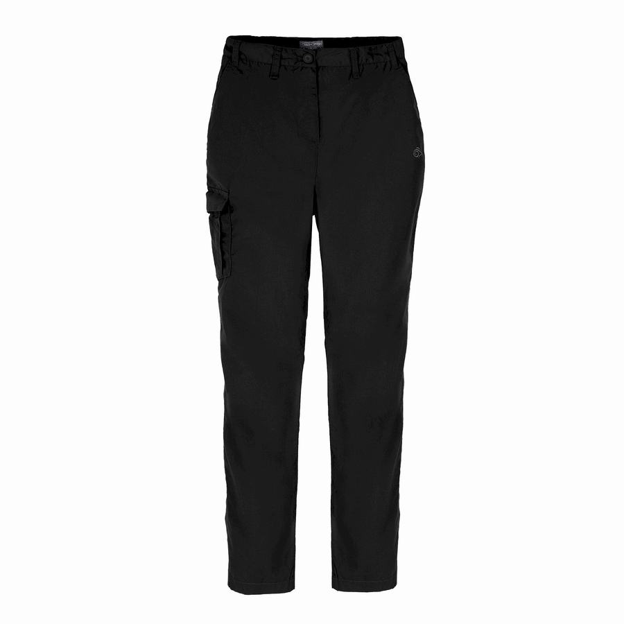 Black Craghoppers Expert Kiwi Women's Trousers | PSF1317JM