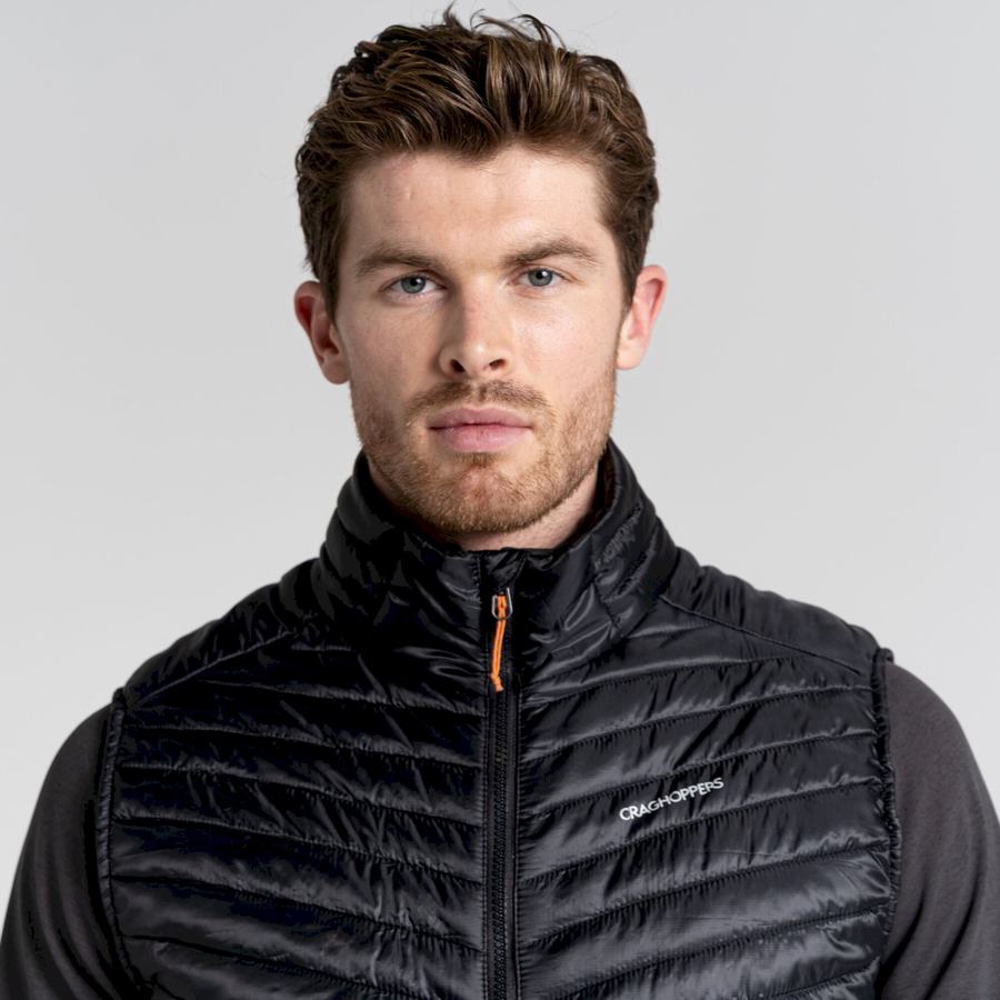 Black Craghoppers ExpoLite Insulated Vest Men's Gilets | TKW8947JM