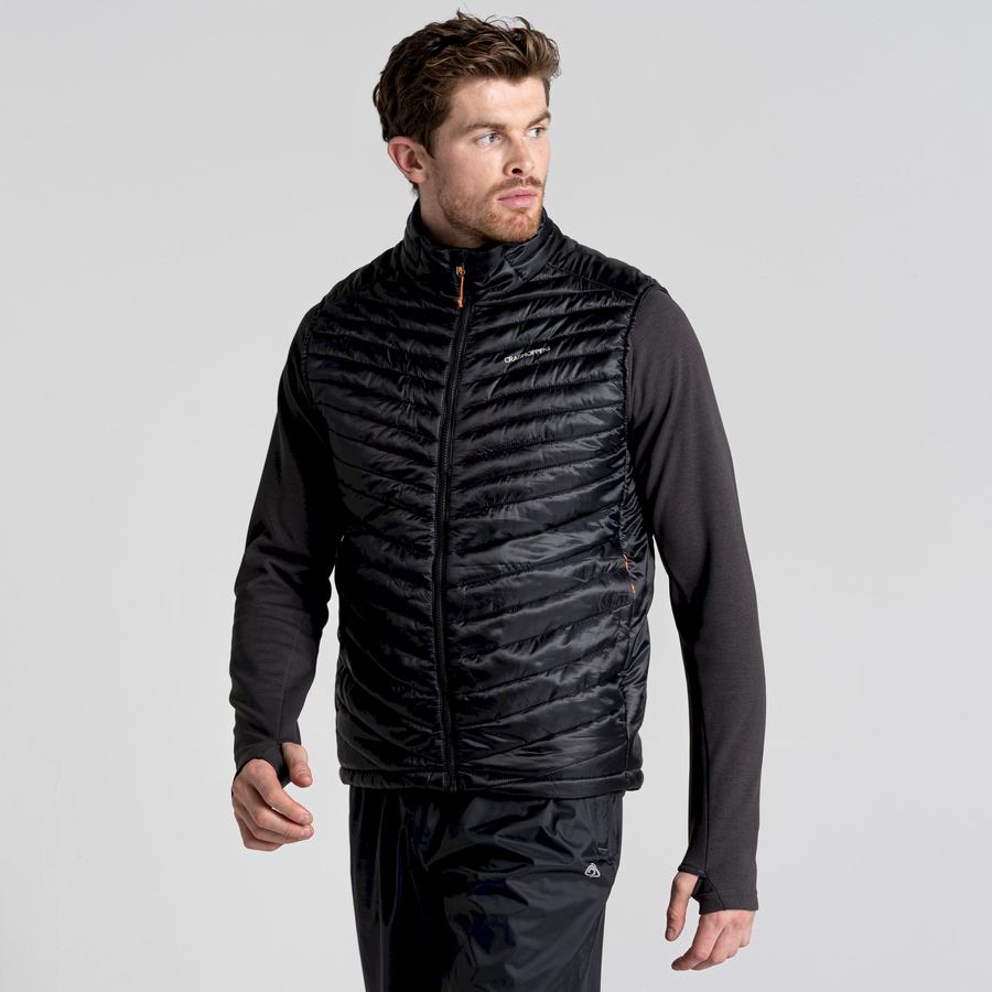 Black Craghoppers ExpoLite Insulated Vest Men's Gilets | TKW8947JM