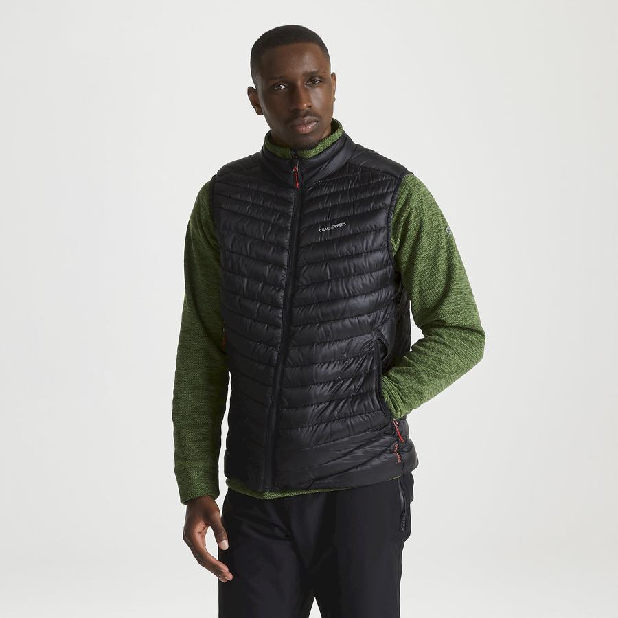 Black Craghoppers ExpoLite Vest Men's Gilets | DUG2120QV