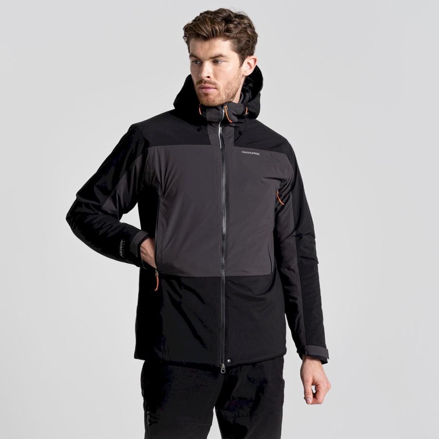 Black Craghoppers Gryffin Thermic Men's Jackets | VAL728SV