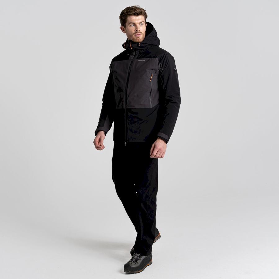 Black Craghoppers Gryffin Thermic Men's Jackets | VAL728SV