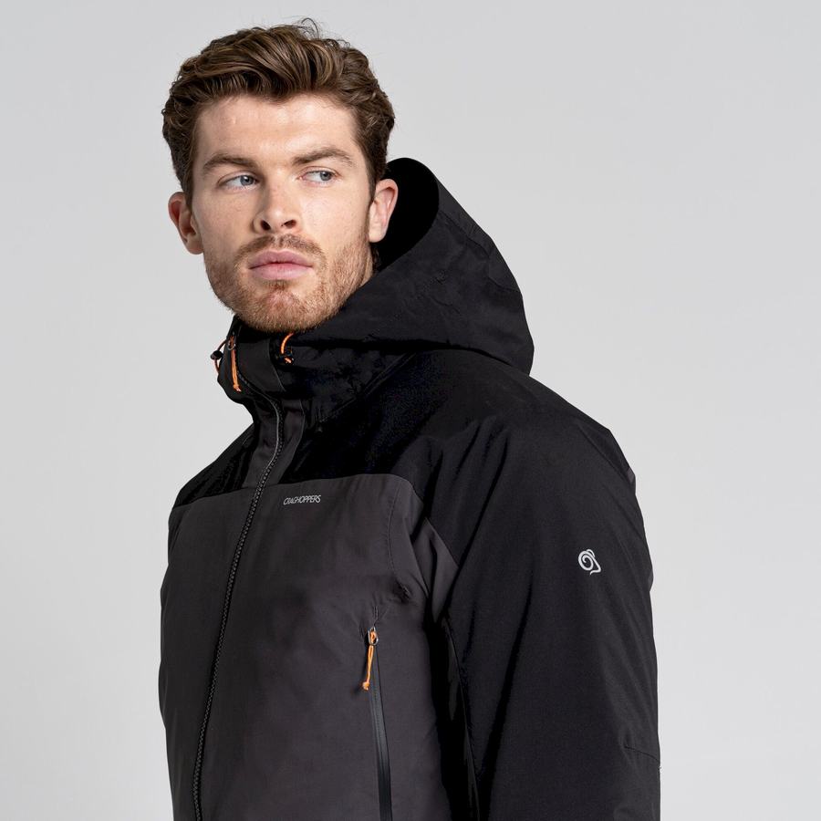 Black Craghoppers Gryffin Thermic Men's Jackets | VAL728SV