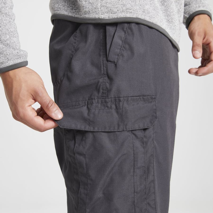 Black Craghoppers Kiwi Classic Men's Trousers | HYO1123JN