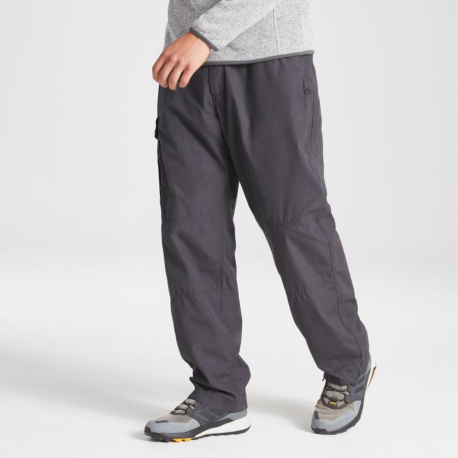 Black Craghoppers Kiwi Classic Men's Trousers | HYO1123JN