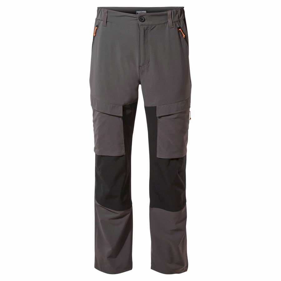 Black Craghoppers Kiwi Pro Expedition Men's Trousers | ASH4128WT