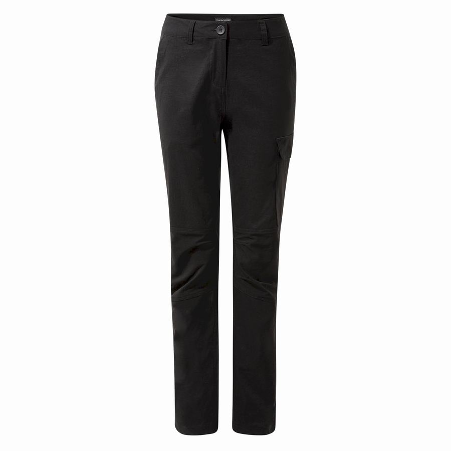 Black Craghoppers Kiwi Pro Expedition Winter Lined Women's Trousers | LMZ5540CS