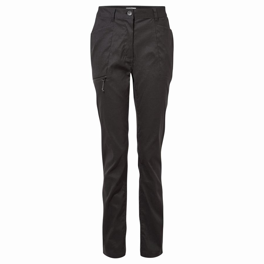 Black Craghoppers Kiwi Pro High Waisted Women's Trousers | DHG5151EV