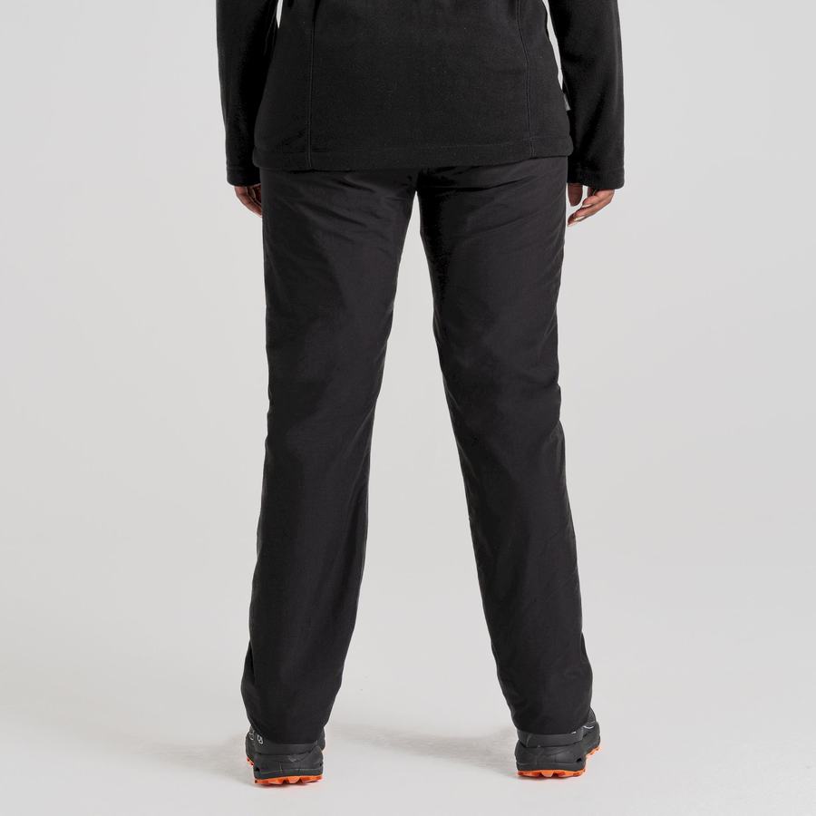 Black Craghoppers Kiwi Pro II Waterproof Women's Trousers | ZUD5123GB