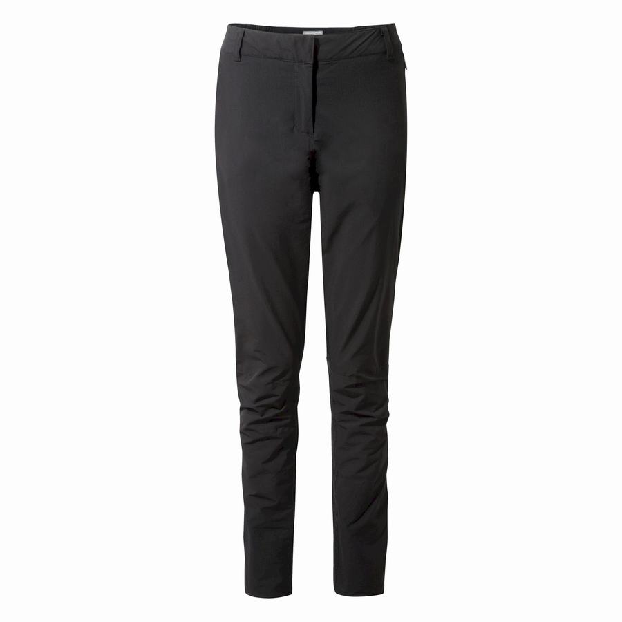 Black Craghoppers Kiwi Pro Waterproof Women's Trousers | ISY2026OF