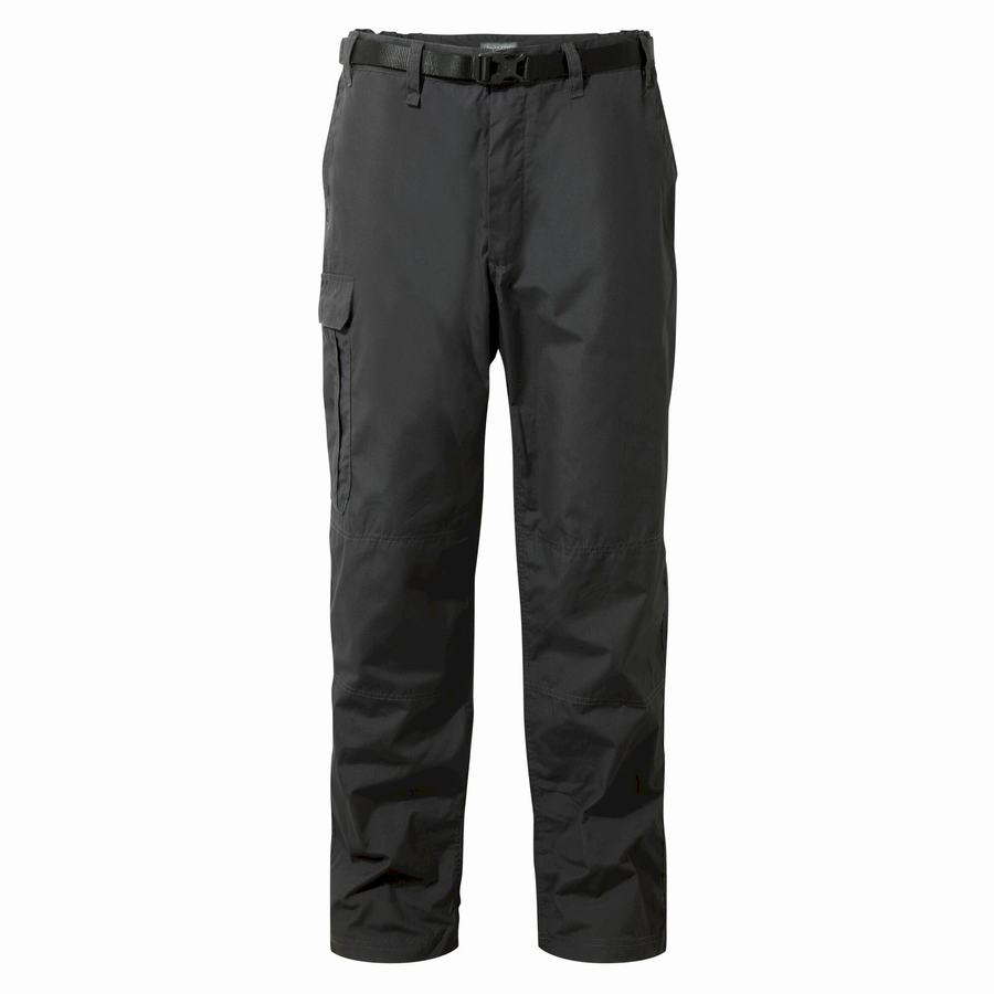 Black Craghoppers Kiwi Winter Lined Men's Trousers | SYG9424TO